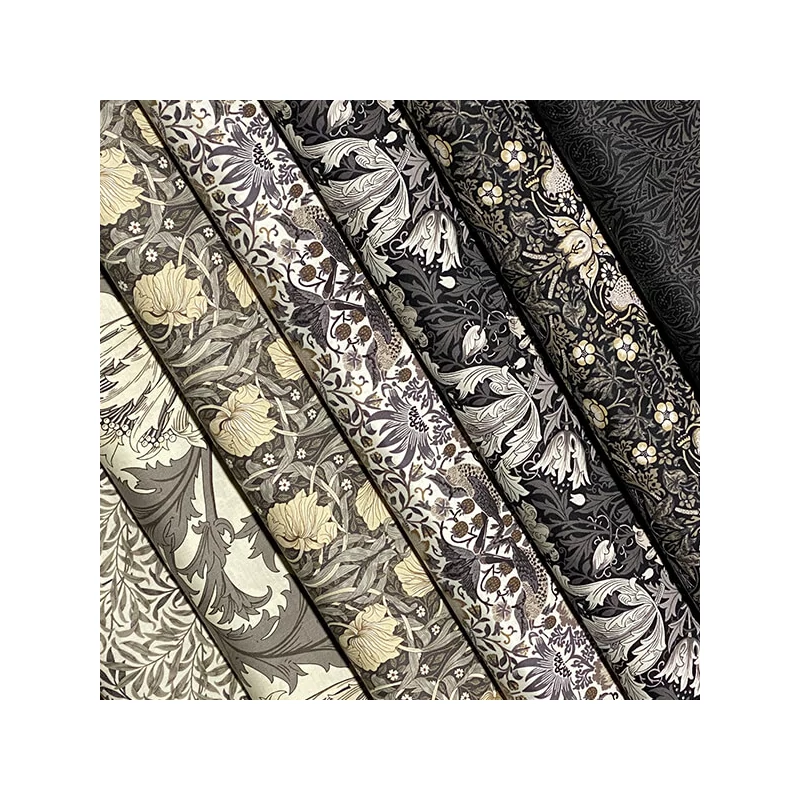 Material patchwork  - Moda - Barbara Brackman by Best of Morris Ebony Suite 8380-13