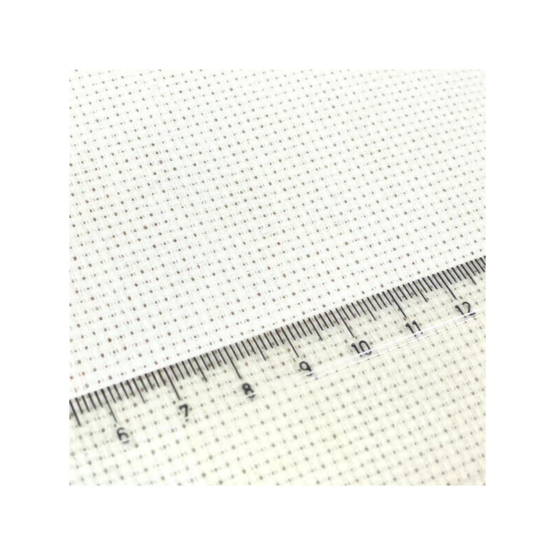 Kongré, Aida Pânză pentru broderie  cu punct în cruce, 14 count - alb, 43x60 cm