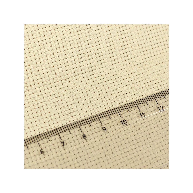 Kongré, Aida Pânză pentru broderie  cu punct în cruce, 14 count - ecru, 50x60 cm
