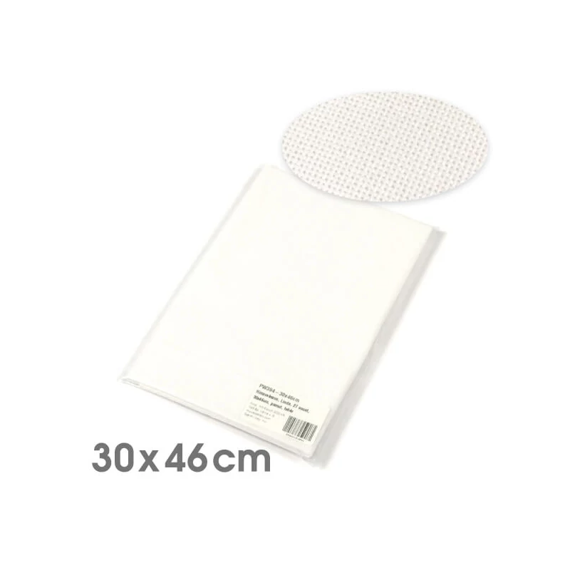 Pânză pentru broderie , Linda, 27 count - alb, 30x46 cm