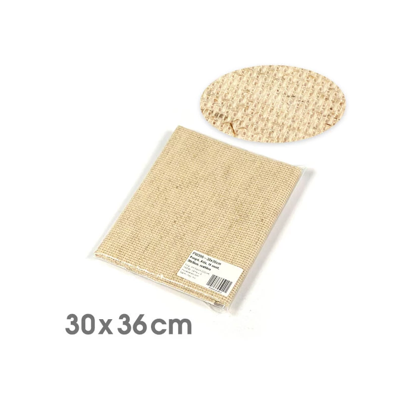 Kongré, Aida Pânză pentru broderie  cu punct în cruce, 14 count - rustic, 30x36 cm