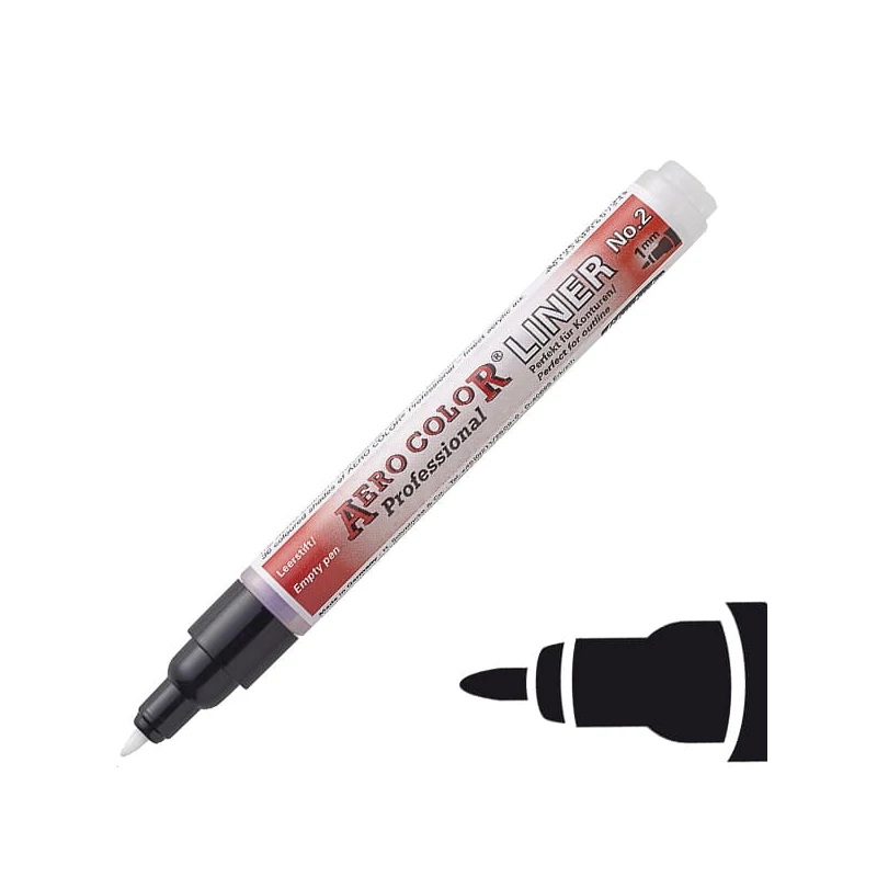 Marker reîncărcabil Schmincke AERO COLOR Professional LINER - nr. 2 (1 mm)