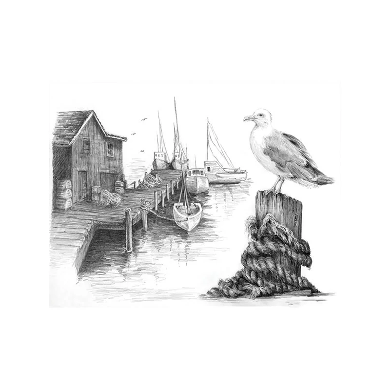 Set desen schițe și grafică cu instrumente, 22x30 cm - Pier