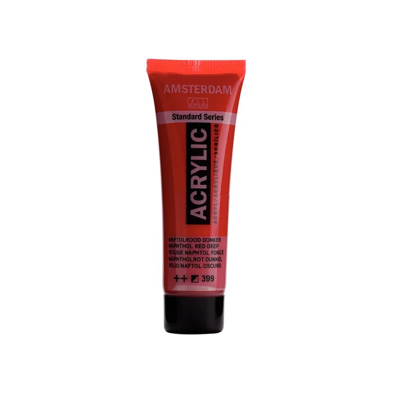 Talens Amsterdam vopsea acrilică, 20 ml - 399, naphthol red deep