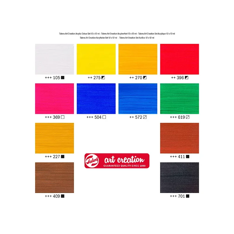 Talens Art Creation set culori acrilice- 12x12 ml