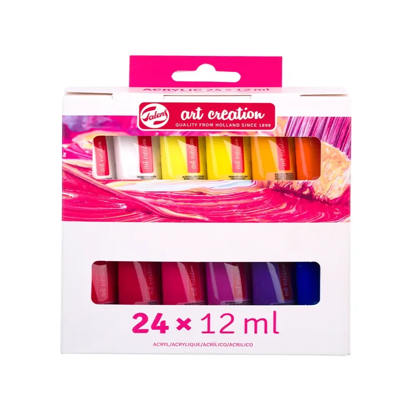 Set de vopsele acrilice Talens Art Creation - 24x12 ml