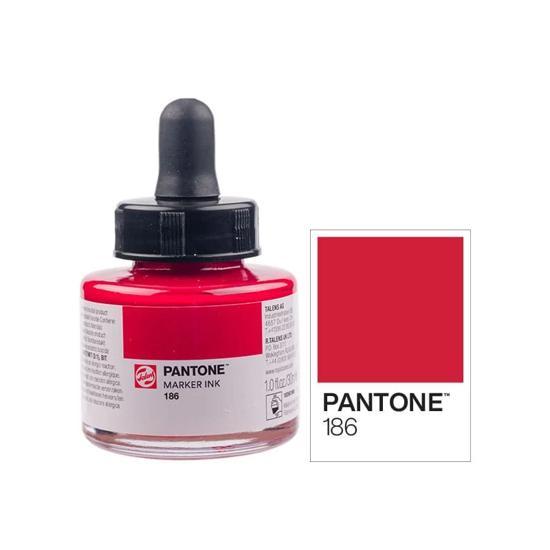 Cerneală marker Talens Pantone, 30 ml - 186