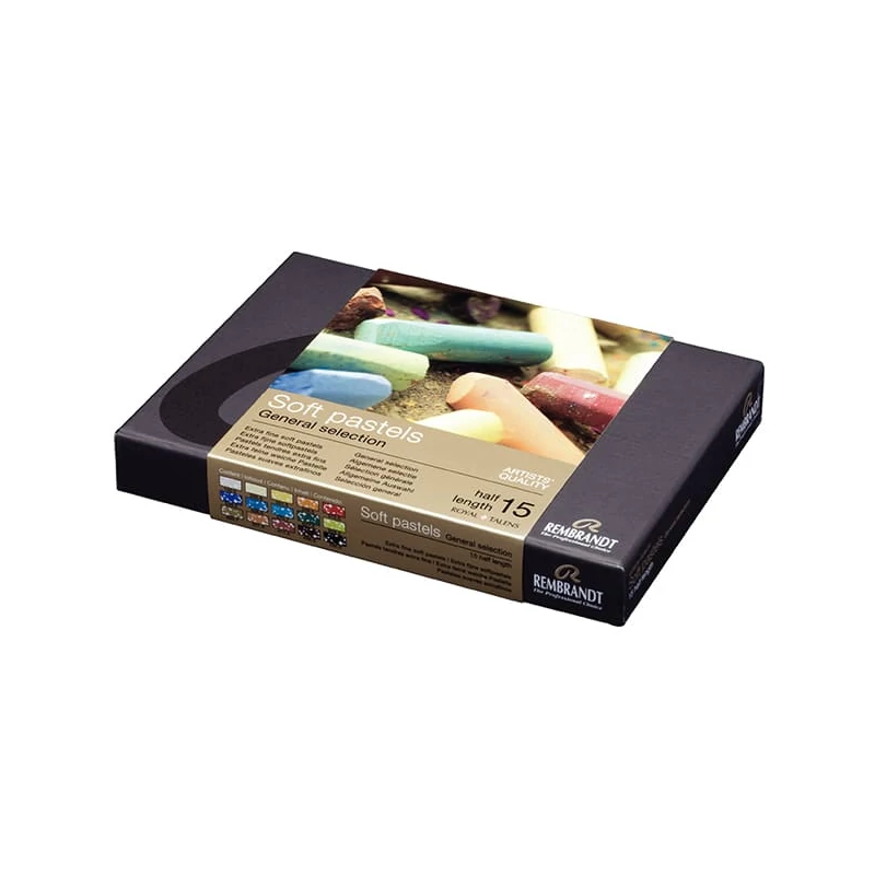 Set crete pastel uscat Rembrandt- 15 db x 1/2