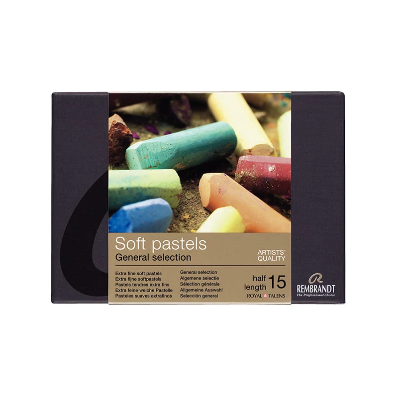 Set crete pastel uscat Rembrandt- 15 db x 1/2