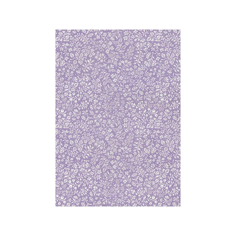 Hârtie de decoupage Tassotti - covor cu flori mici, violet