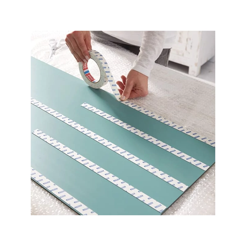 Tesa 55733 Powerbond bandă adezivă de montaj cu două fețe, pentru oglindă, 19 mm x 5 m