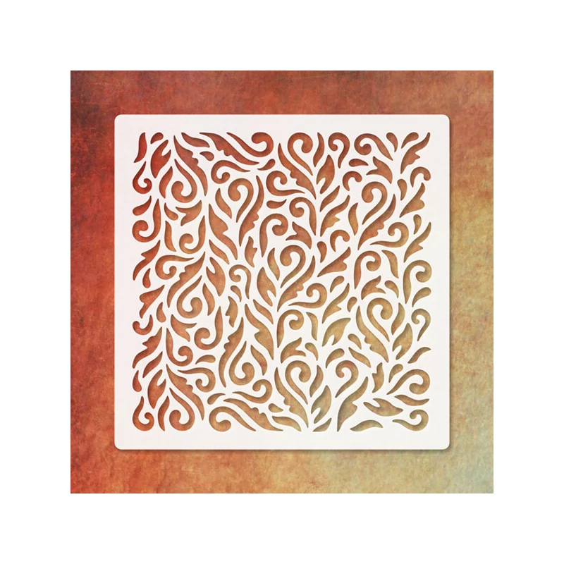 Șablon 3D texturat, 9,5x9,5 cm - 009