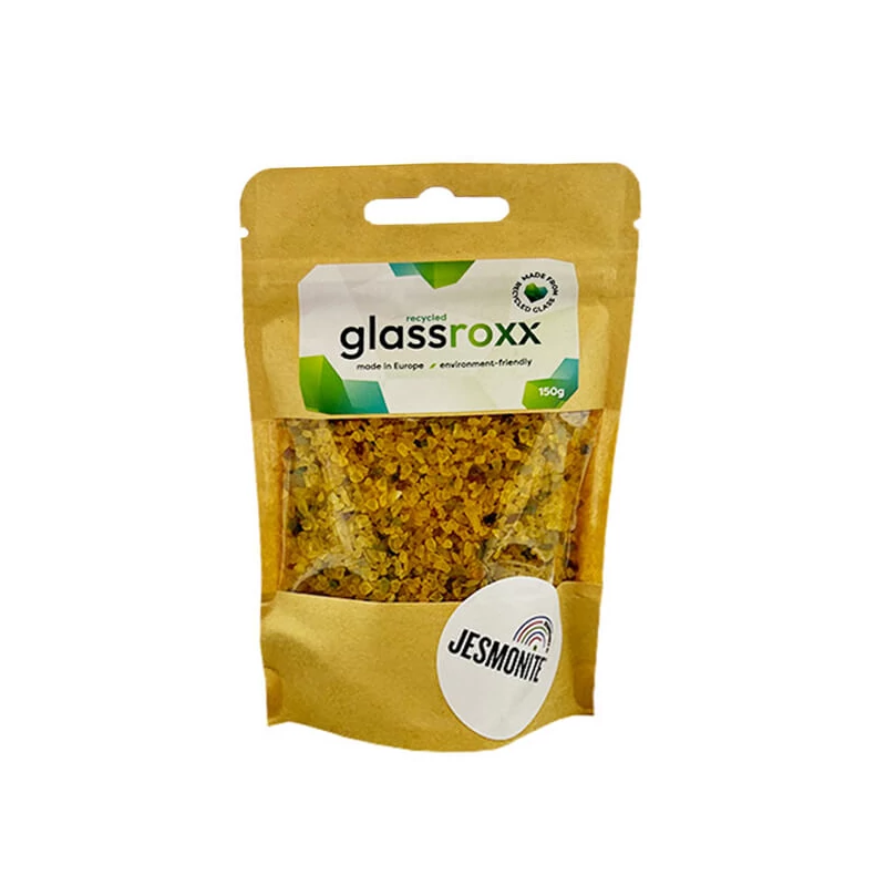 Granule de sticlă Jesmonite GlassRoxx, 150 g - sunny yellow