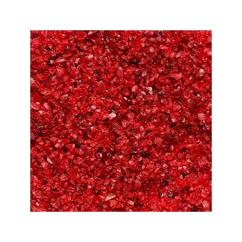 Granule de sticlă Jesmonite GlassRoxx, 150 g - traffic red