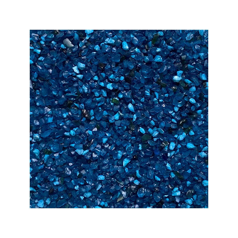 Granule de sticlă Jesmonite GlassRoxx, 150 g - gentian blue