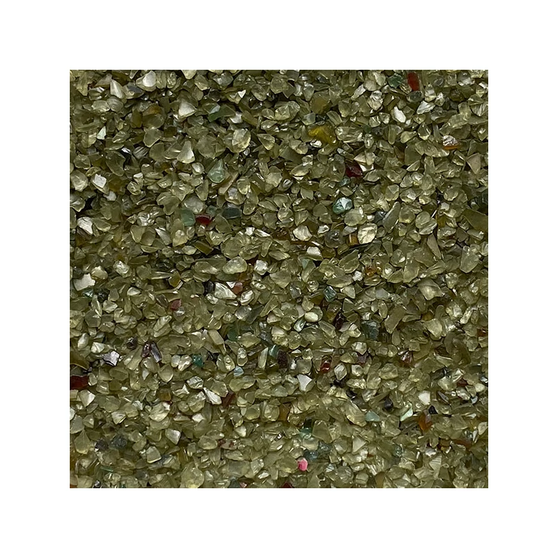 Granule de sticlă Jesmonite GlassRoxx, 150 g - olive green