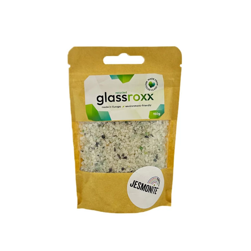 Granule de sticlă Jesmonite GlassRoxx, 150 g -cream white