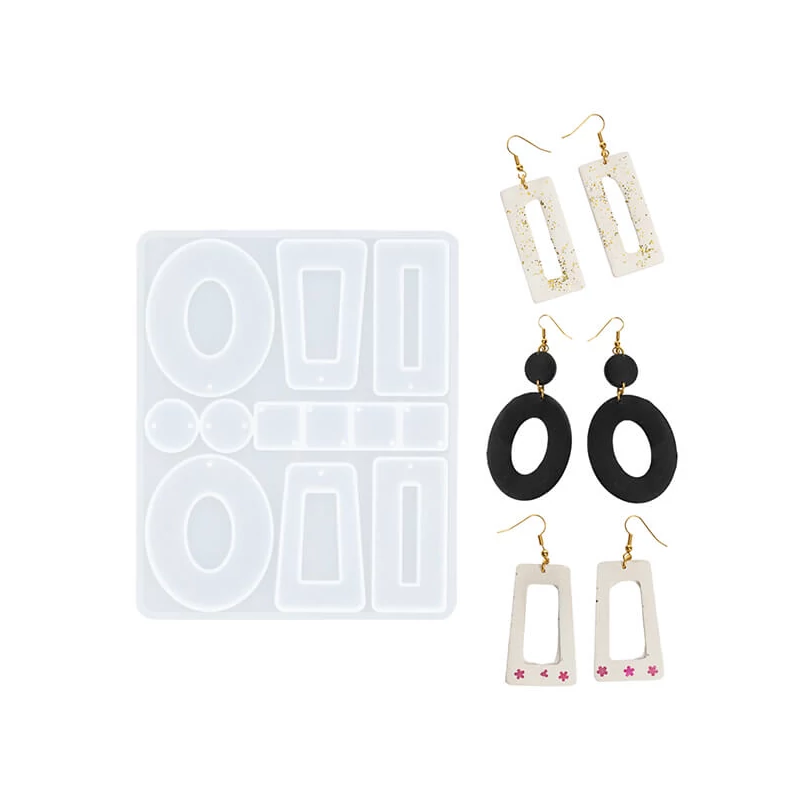 Set rășină acrilică Jesmonite Starter Kit - cercei, Micro-3