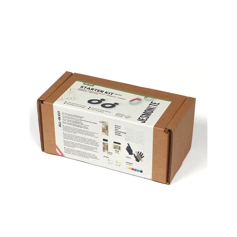 Set rășină acrilică Jesmonite Starter Kit - cercei, Micro-3