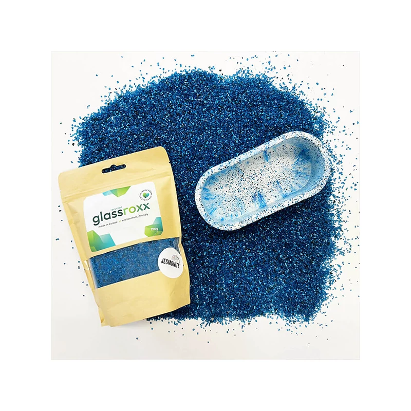 Granule de sticlă Jesmonite GlassRoxx, 150 g - sunny yellow