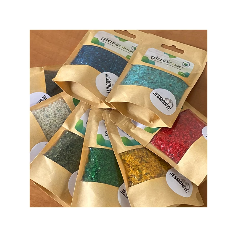 Granule de sticlă Jesmonite GlassRoxx, 150 g - sunny yellow