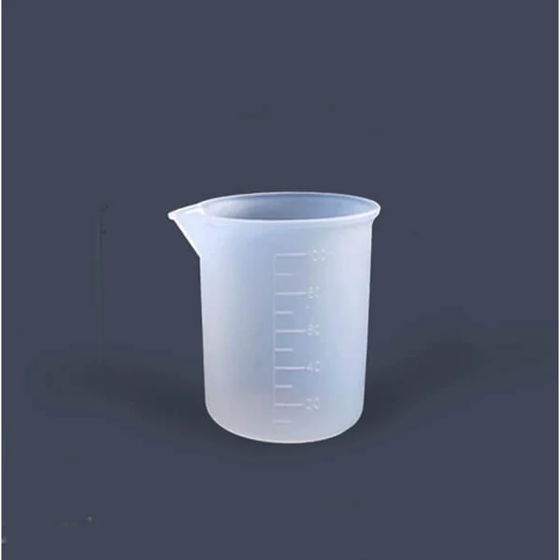 Vas de măsurare Jesmonite din silicon pentru răsină acrilică și sintetică, 100 ml