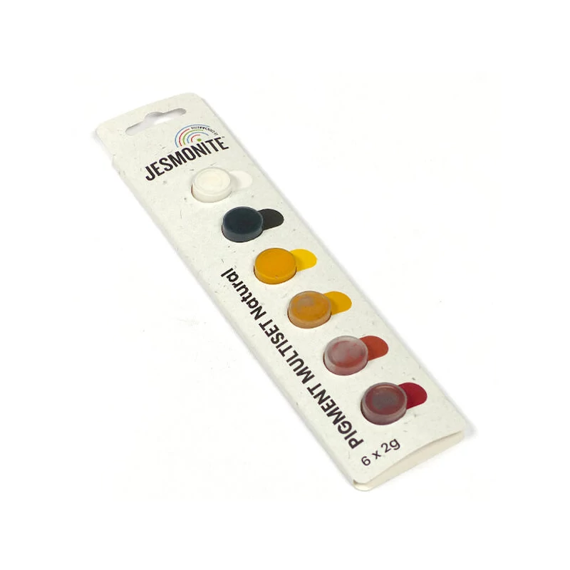 Set de pigmenti din rasina acrilica Jesmonite, 6x2 g - Natural