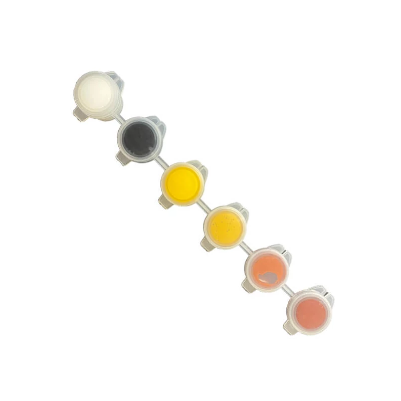 Set de pigmenti din rasina acrilica Jesmonite, 6x2 g - Natural