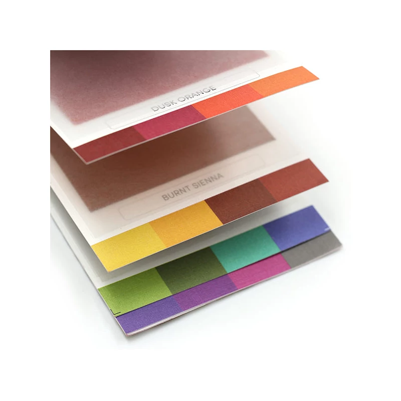 Set de palete de hârtie acuarelă Viviva Colorsheets - 16 culori + pensulă cu rezervor de apă, Original Sketcher Set